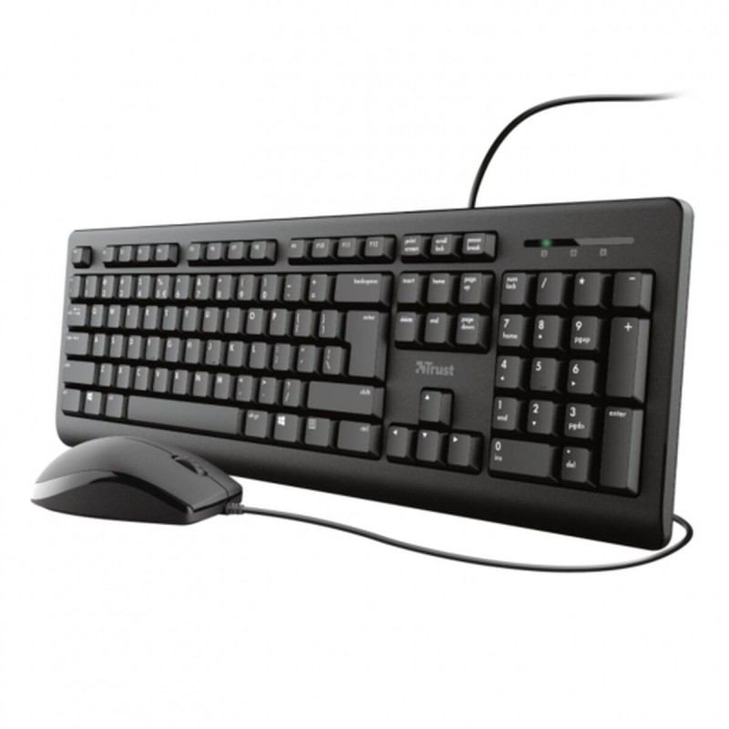 Tastiera e Mouse Trust 23972 PRIMO Nero Tastiera e Mouse Trust 23972 PRIMO Nero