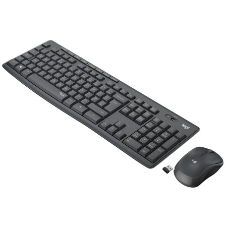 Tastiera Logitech 920-009803 Grafite Qwerty in Spagnolo AZERTY
