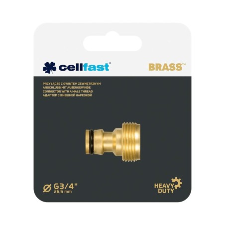 Connettore tubo Cellfast 3/4" Ottone Rubinetto Interno