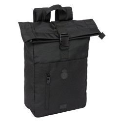 Zaino per Portatile Real Madrid C.F. Nero 28 x 42 x 13 cm