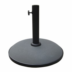 Marbueno Base Ombrellone Rotondo Cemento 45x36 cm 20KG Grigio Giardino, Piscina 10449