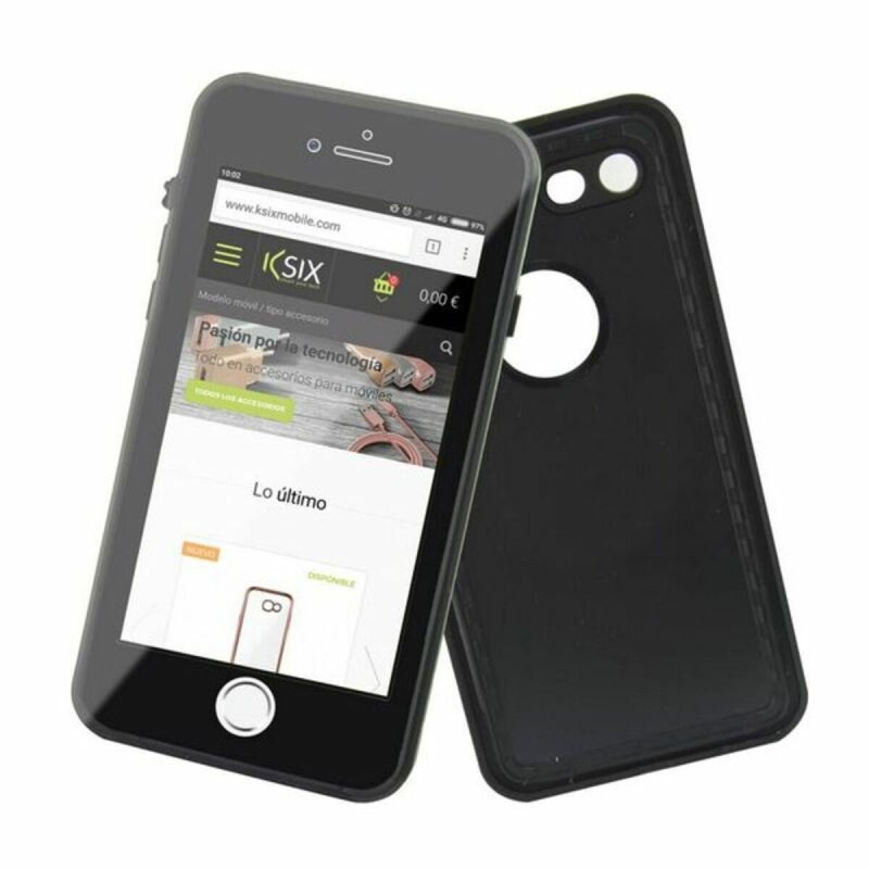 Custodia per Cellulare Iphone 7/8 KSIX Nero (Immergibile) Custodia per Cellulare Iphone 7/8 KSIX Nero (Immergibile)