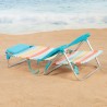 Sedia da Spiaggia Aktive Multicolore 48 x 90 x 60 cm (2 Unità)