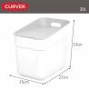 Secchio della spazzatura Curver Bianco Plastica 20 L (6 Unità)