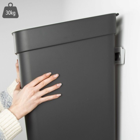 Secchio della spazzatura Curver Grigio Plastica 30 L (6 Unità)