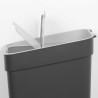 Secchio della spazzatura Curver Grigio Plastica 30 L (6 Unità)