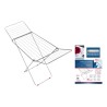 Stendibiancheria Pieghevole 18 m Confortime Hibisco Argentato Metallo 180 x 55 x 109 cm (6 Unità)