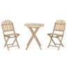 Tavolo con 2 sedie Home ESPRIT 61 x 61 x 73 cm