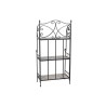 Scaffale Home ESPRIT Nero Multicolore Ceramica Forjare 3 Mensole 54 x 29 x 121 cm 58 x 31,5 x 117 cm