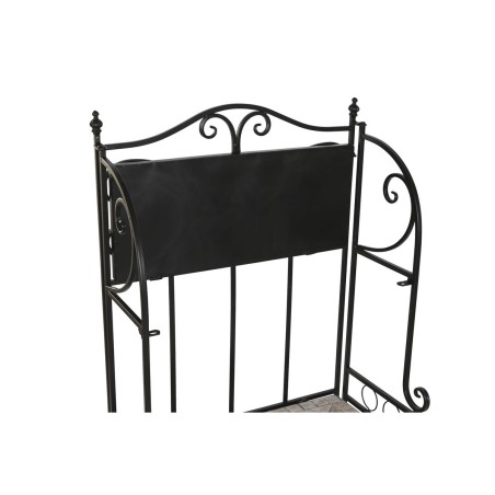 Scaffale Home ESPRIT Nero Multicolore Ceramica Forjare 3 Mensole 54 x 29 x 121 cm 58 x 31,5 x 117 cm
