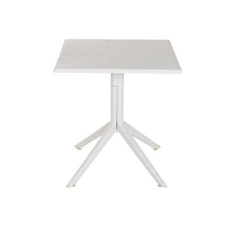 Tavolo da Pranzo Home ESPRIT Grigio Metallo polipropilene 70 x 70 x 75 cm