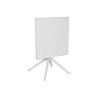 Tavolo da Pranzo Home ESPRIT Grigio Metallo polipropilene 70 x 70 x 75 cm