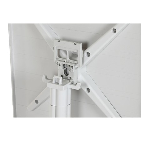 Tavolo da Pranzo Home ESPRIT Grigio Metallo polipropilene 70 x 70 x 75 cm