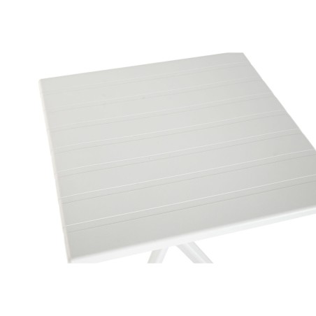 Tavolo da Pranzo Home ESPRIT Grigio Metallo polipropilene 70 x 70 x 75 cm