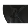Tavolo da Pranzo Home ESPRIT Nero Metallo polipropilene 80 x 80 x 75 cm