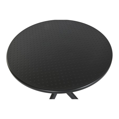 Tavolo da Pranzo Home ESPRIT Nero Metallo polipropilene 80 x 80 x 75 cm