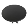 Tavolo da Pranzo Home ESPRIT Nero Metallo polipropilene 80 x 80 x 75 cm