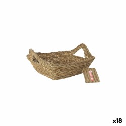 Scatola portaoggetti Privilege vimini 17 x 17 x 7 cm (18 Unità)