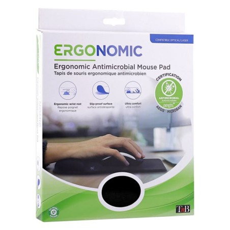 Tappetino per Mouse T'NB ERGO-DESIGN Nero