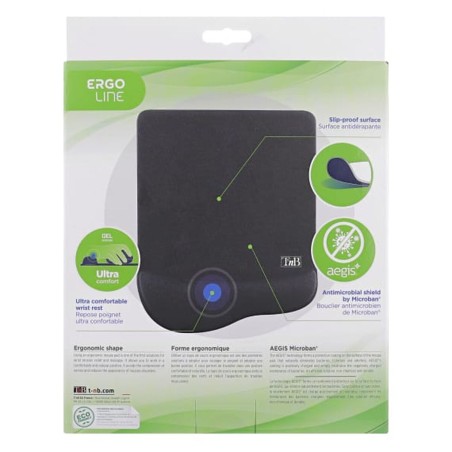 Tappetino per Mouse T'NB ERGO-DESIGN Nero