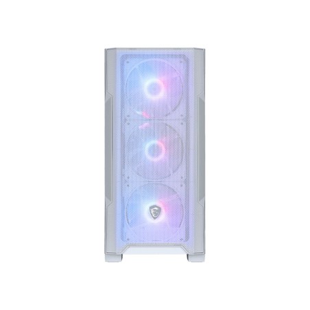 Case computer desktop ATX MSI 306-7G20W21-HH9 Bianco Acciaio Vetro Temperato