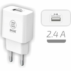 Caricabatterie da Parete Tech One Tech TEC2904 Bianco