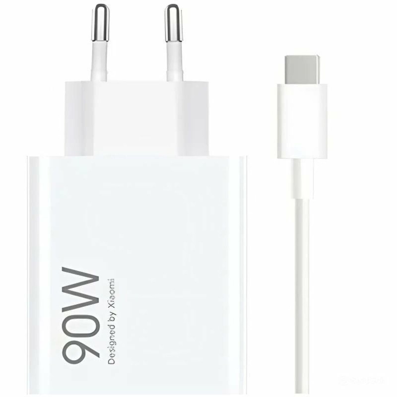 Caricabatterie da Parete + Cavo USB A con USB-C Xiaomi 90W HYPC COM USBA 90 W Bianco Caricabatterie da Parete + Cavo USB A con USB-C Xiaomi 90W HYPC COM USBA 90 W Bianco