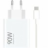 Caricabatterie da Parete + Cavo USB A con USB-C Xiaomi 90W HYPC COM USBA 90 W Bianco