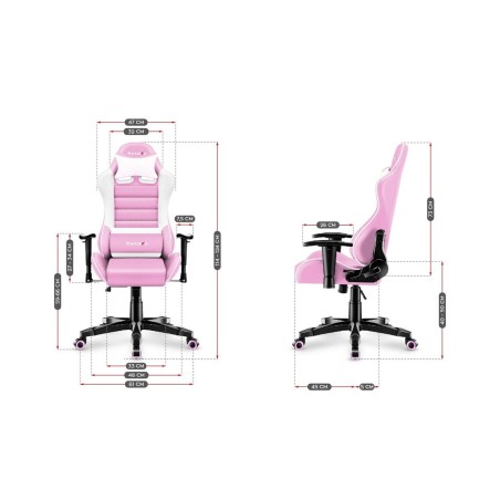 Sedia Gaming Huzaro HZ-Ranger 6.0 Pink Bianco