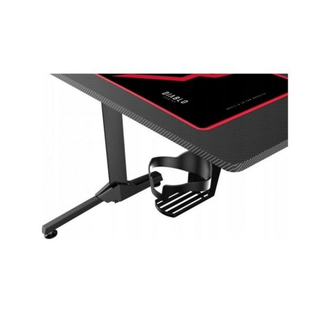 Scrivania Gaming Diablo Chairs 1469 Bianco Nero Rosso 100 x 75 x 60 cm