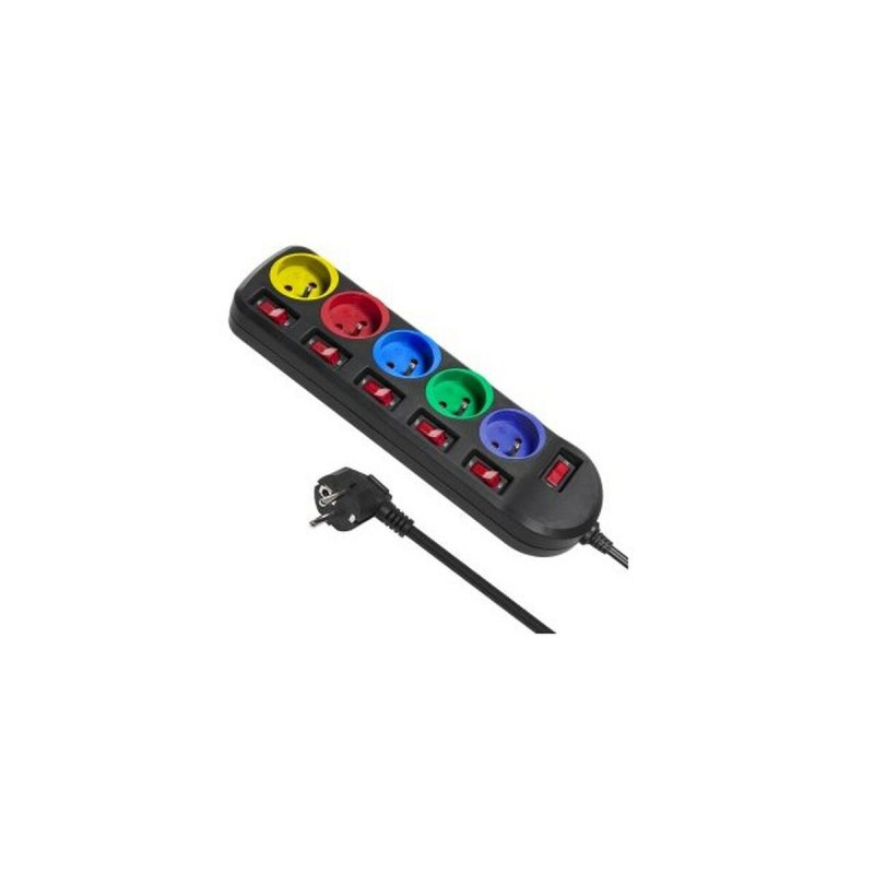 Multipresa 5 Prese MacLean MCE204M (1,5 m) Multipresa 5 Prese MacLean MCE204M (1,5 m)
