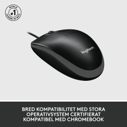 Mouse Logitech 910-006652 Nero 1000 dpi