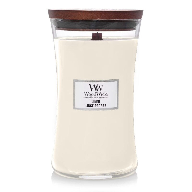 Candela Profumata Woodwick Core Large Linen