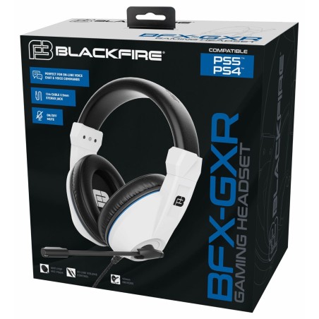 Auricolari con Microfono Blackfire 5033110 Bianco