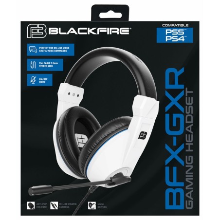 Auricolari con Microfono Blackfire 5033110 Bianco