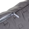 Cuscino Grigio 60 x 60 cm Quadrato
