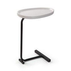 Tavolo aggiuntivo Versa Nela Bianco 30 x 60 x 45 cm