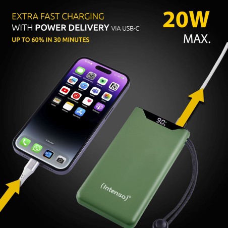 Powerbank INTENSO 7332037 Verde 10000 mAh