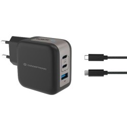 Caricabatterie da Parete Conceptronic 120550703101 Nero 67 W