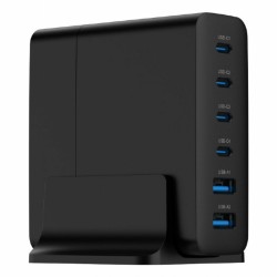 Caricabatterie da Parete GEMBIRD TA-UC-2A4C-PD75-01-BK