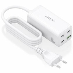 Caricabatterie Senza Fili Aisens ASCH-100W4P053-W Bianco 100 W