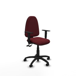 Sedia da Ufficio Aýna Asincro Piqueras y Crespo B1D01RP Rosso Granato