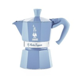 Caffettiera Italiana Bialetti Azzurro Alluminio Termoplastico 3 Tazze