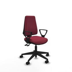 Sedia da Ufficio Piqueras y Crespo BFN066N Rosso Granato