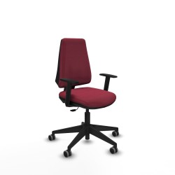 Sedia da Ufficio Elche CP bali Piqueras y Crespo B1D066G Rosso Granato