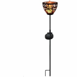 Picchetto solare da giardino Lumisky Grigio Metallo
