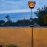 Picchetto solare da giardino Lumisky Grigio Metallo
