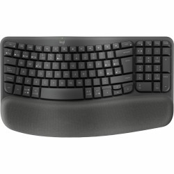 Tastiera e Mouse Logitech Grafite Acciaio Qwerty in Spagnolo