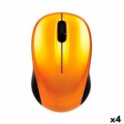 Mouse senza Fili Verbatim GO NANO Nero Arancio 1600 dpi (4 Unità)