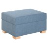 Poggiapiedi Home ESPRIT Azzurro Città 70 X 50 X 40 CM